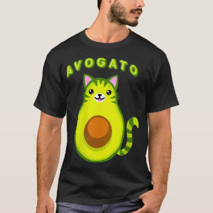 Womens Avogato Cat Avocado Top, Cinco de Meow, Cut T-shirt