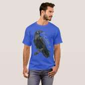 Womens awF Black Bird Crow Funny Bird Cawing Grung T-shirt (Voorkant volledig)