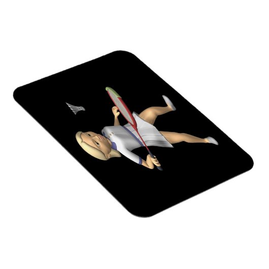 Womens Badminton Magneet (Rechterzijde)