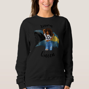 Womens Bahamas Libra Queen Afro Hair African Baham Trui