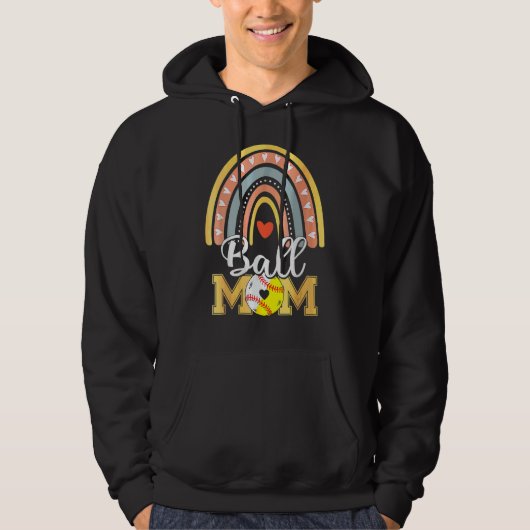 Womens Ball Mam Leopard Moederdag 2022 Hoodie (Voorkant)