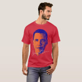 Womens Barack Obama T Shirt Honoring the 44th US V (Voorkant volledig)