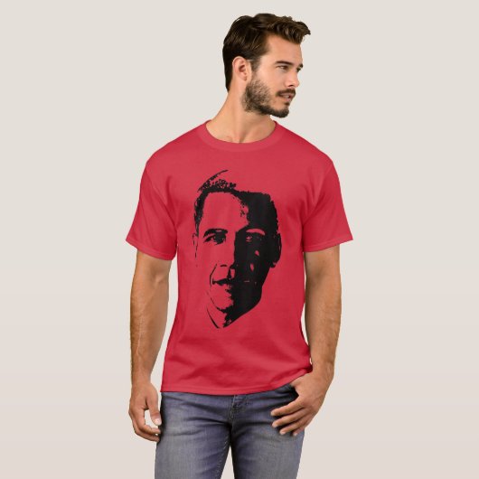 Womens Barack Obama VNeck T-shirt (Voorkant volledig)