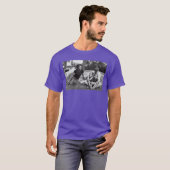 Womens Barack Obama Young with Kids and Michelle V T-shirt (Voorkant volledig)