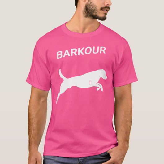 Womens Barkour Dog Shirt - Funny Pun Parkour Dog T (Voorkant)