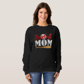 Womens Baseball Mom Mother's Day Trui (Voorkant volledig)