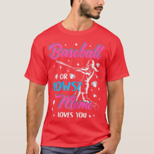 Womens Baseball of Bows Meme houdt van je seksespe T-shirt
