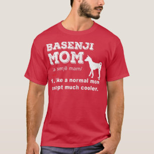 Womens Basenji eigenaar grappig huisdierliefhebber T-shirt