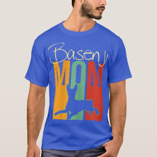 Womens Basenji eigenaar van hond moeder grappige h T-shirt