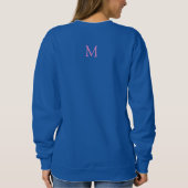 Women's Basic Deep Royal Sweatshirt Clotthing (Achterkant)