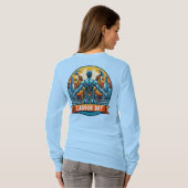 Women's Basic Long Sleeve Labor Day Tribute T-shirt (Achterkant volledig)