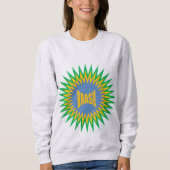 Women's Basic Sweatshirt ash SUN  BRASIL (Voorkant)