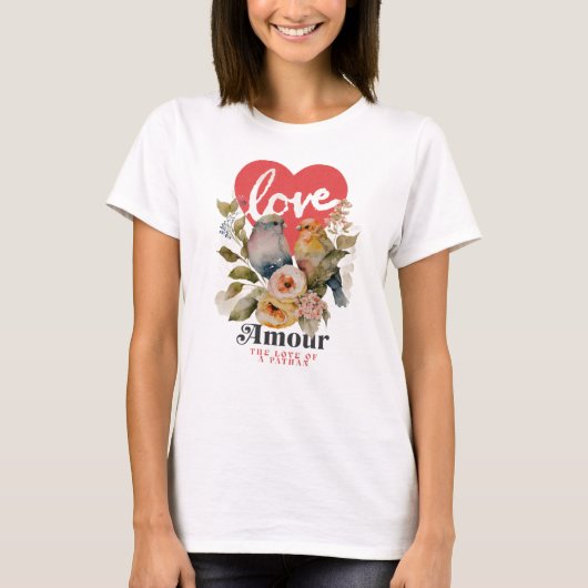  Women's Basic T-Shirt amour afghan (Voorkant)