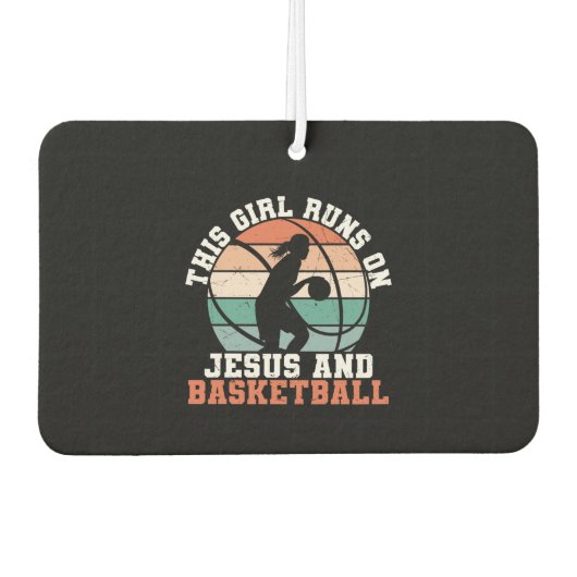 Womens basketbal luchtverfrisser (Voorkant)