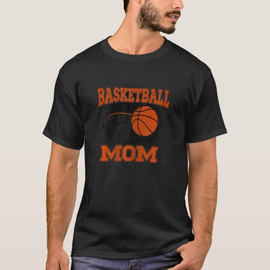 Womens Basketball Mom T-shirt (Voorkant)