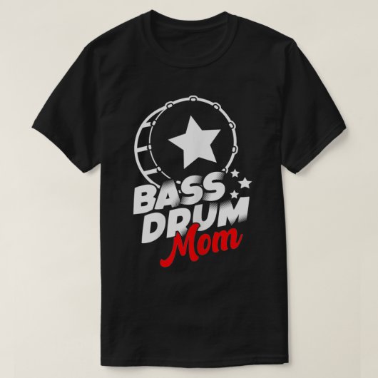 Womens Bass Drum mama T-shirt (Design voorkant)