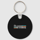 Womens Be Curious Not Judgemental Motivation Insra Sleutelhanger (Voorkant)