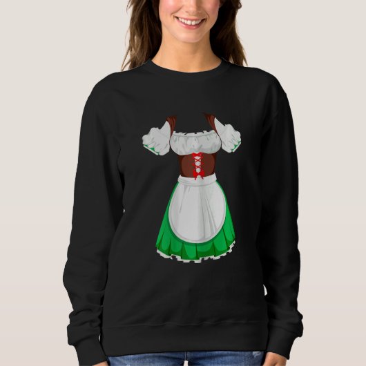 Womens Beer festival in germany women's suit dirnd Trui (Voorkant)