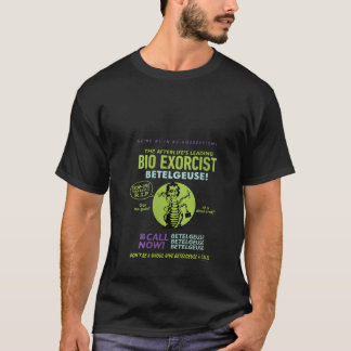 Womens Beetlejuice Afterlife s Leading Bio Exorcis T-shirt