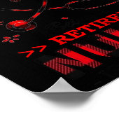 Womens Being Nurse Is A Choice Being A Retired Nur Poster (Hoek)