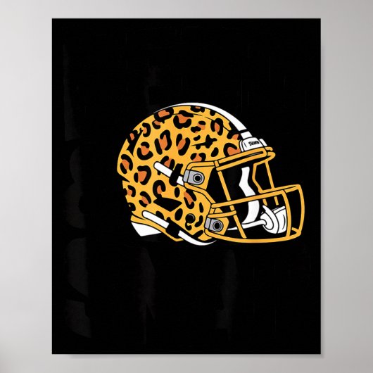 Women's Bend &amp; Snap Leopard Print Helmet Footb (Voorkant)
