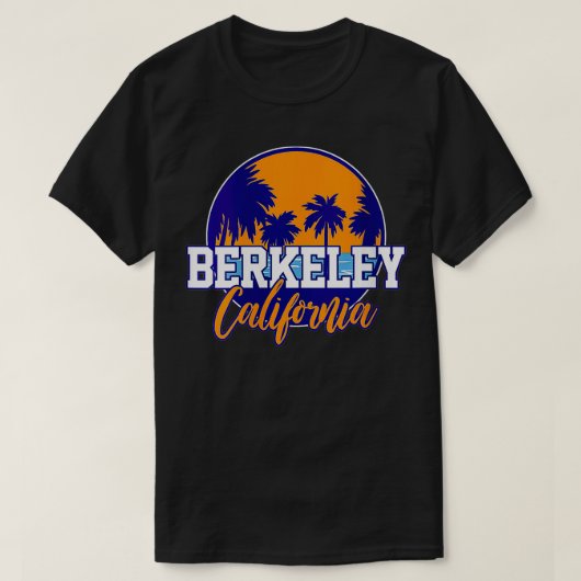 Womens Berkeley California VNeck T-shirt (Design voorkant)