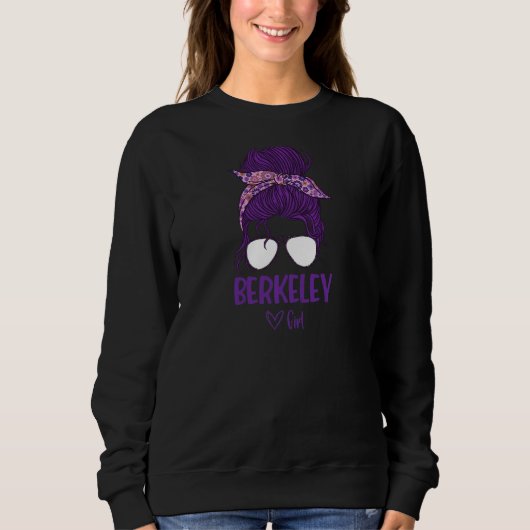 Womens Berkeley Girl, geboren in Berkeley Trui (Voorkant)