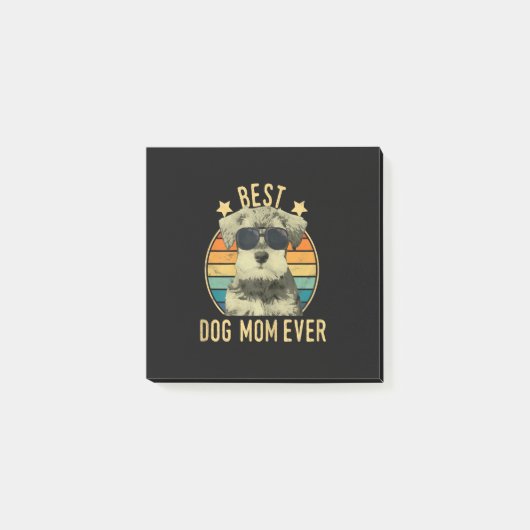 Womens Best Dog Mam Ever Miniature Schnauzer Post-it® Notes (Voorkant)