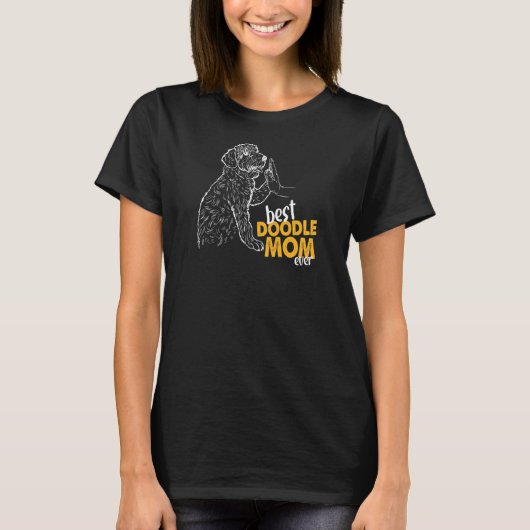 Womens Best Doodle Mam Ever Doodle T-shirt Doodle (Voorkant)