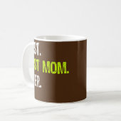Womens Best HOST MOM Ever Funny mother's day Koffiemok (Voorkant links)