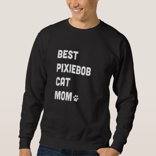 Womens Best Pixiebob Cat Mom Cat Trui (Voorkant)