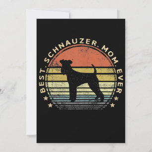 Womens Best Schnauzer Mam Ever Hondenliefhebber Gi Aankondiging
