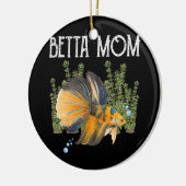 Womens Betta Fish Betta Ma Funny Cute Pet Eigenaar Keramisch Ornament (Links)