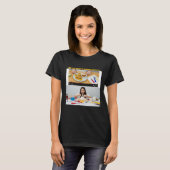 Women's Black Cooking: Reality vs. Expectation  T-shirt (Voorkant volledig)