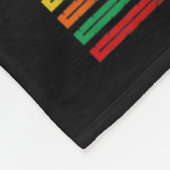 Womens Black History All Lives Cant Until Black Li Fleece Deken (Hoek)