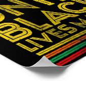 Womens Black History All Lives Cant Until Black Li Poster (Hoek)