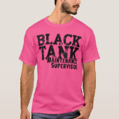 Womens Black Tank Maintenance Supervisor Funny RV  (Voorkant)