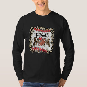 Womens Bleken Football Mam Moederdag Sport Mo T-shirt