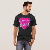 Womens Bless Your Little Heart Southern Saying Fun T-shirt (Voorkant volledig)