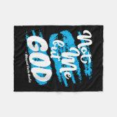 Womens Blessed Carlo Acutis Prayer Not Me Catholic Fleece Deken (Voorkant (Horizontaal))