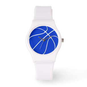 Women's Blue Basketball Wrist Watch Horloge