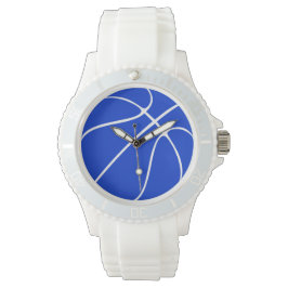 Women's Blue Basketball Wrist Watch Horloge