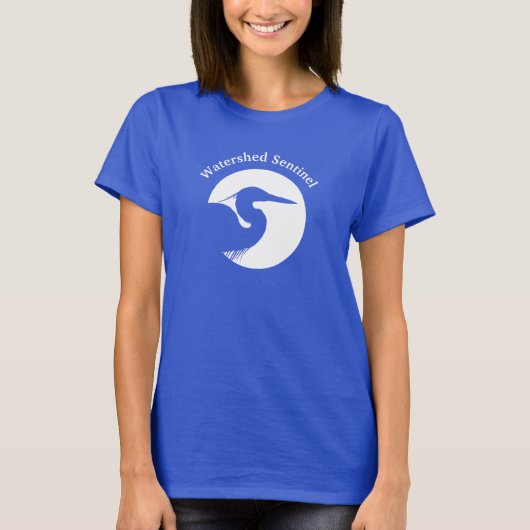 Women's blue t-shirt (Voorkant)