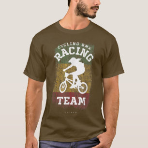 Womens BMX Bike Guinea Flag Biking Racing  T-shirt