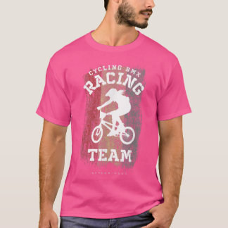 Womens BMX Bike Netherlands Flag Biking Cycling Ra T-shirt