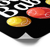 Womens Bocce Ball Gift - Fun Yard Game - Bocce Bab Poster (Hoek)