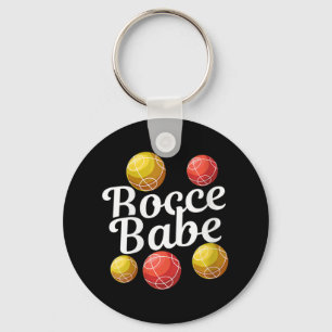Womens Bocce Ball Gift - Fun Yard Game - Bocce Bab Sleutelhanger