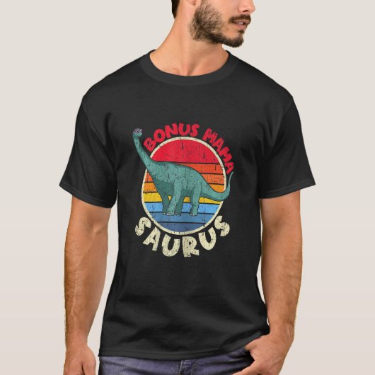 Womens Bonus Mama Saurus Brachiosaurus Diplodocus T-shirt (Voorkant)