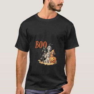 Womens Boo Crew Funny Hallowen Hondenliefhebbers M T-shirt