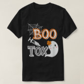 Womens BOO-Tox Zenuwinjector Halloween Filler Bot T-shirt (Design voorkant)
